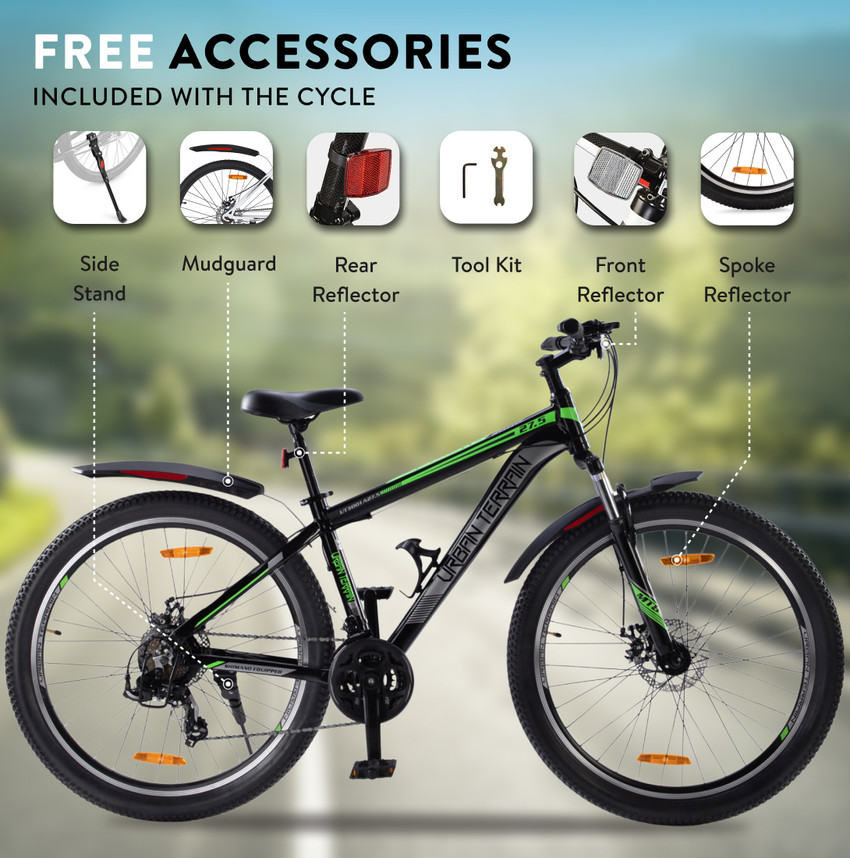 Urban Terrain UT3001A27.5 Alloy MTB Cycles Shimano Geared for Men with Dual Disc Brake 27.5 T Road Cycle Price in India Buy Urban Terrain UT3001A27.5 Alloy MTB Cycles Shimano Geared for
