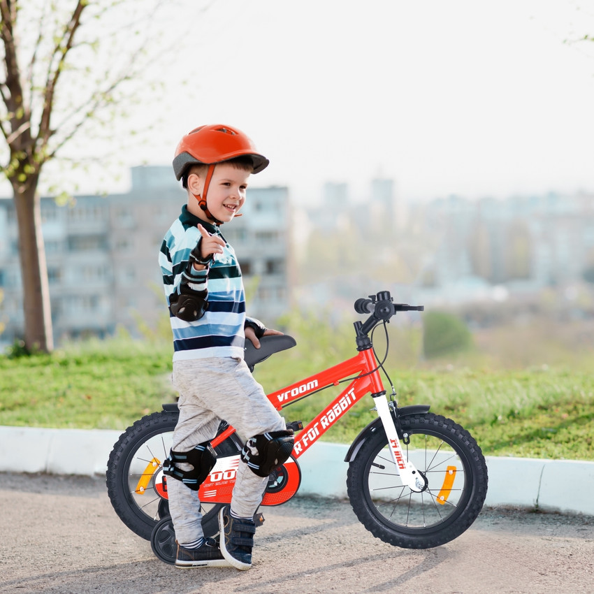 R for Rabbit Vroom Bicycle for Kids 14 Cycle for 3 5 Years Training Wheels 90 Installed 10 T Road Cycle Price in India Buy R for Rabbit Vroom Bicycle for