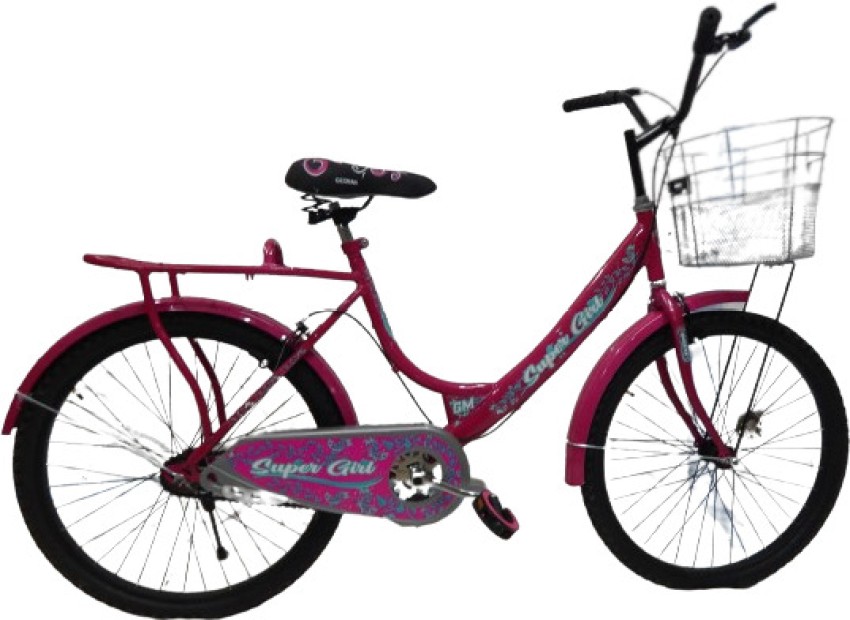 Ladies cycle with basket hot sale