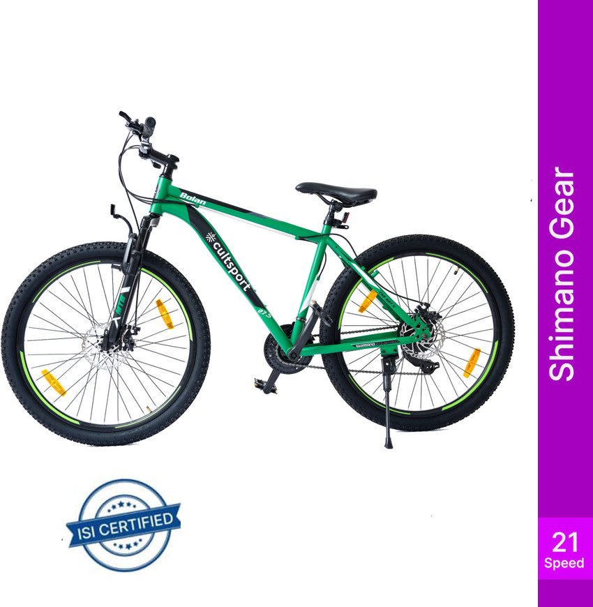 Cultsport Bolan Steel MTB with 21 Shimano Gear PAN India