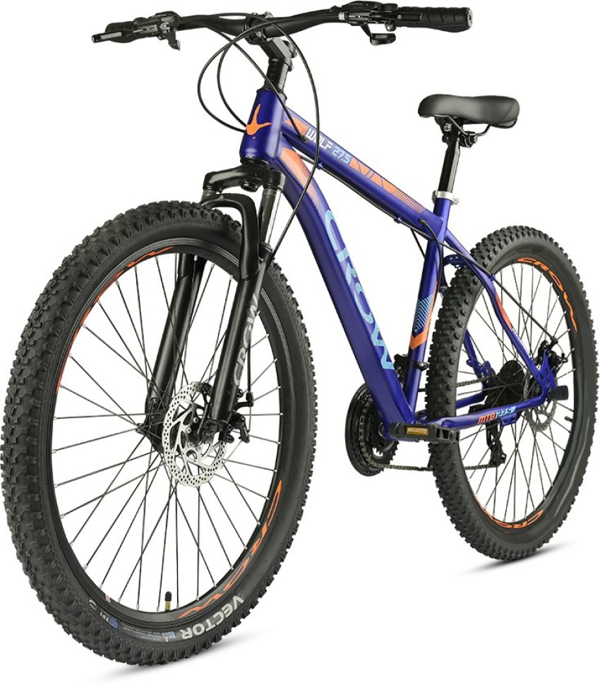 Crow by Cradiac WOLF 21 SPEED 27.5 T Mountain/Hardtail Cycle Price in India 