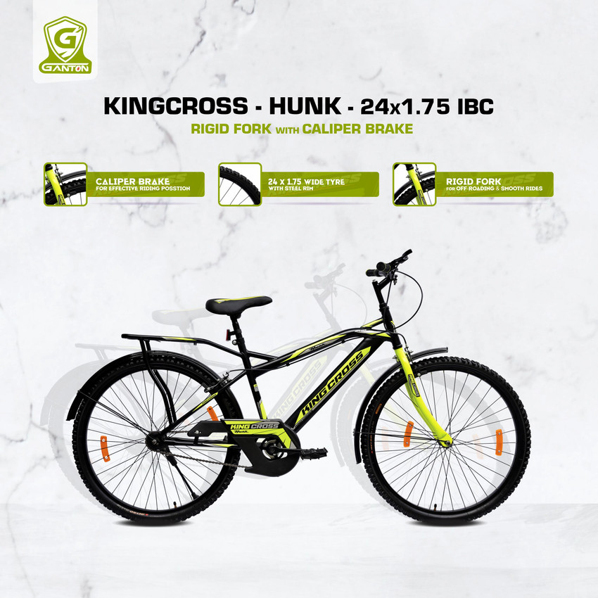 KINGCROSS HUNK 24T IBC MTB cycle With Inbuilt Carrier Single Speed