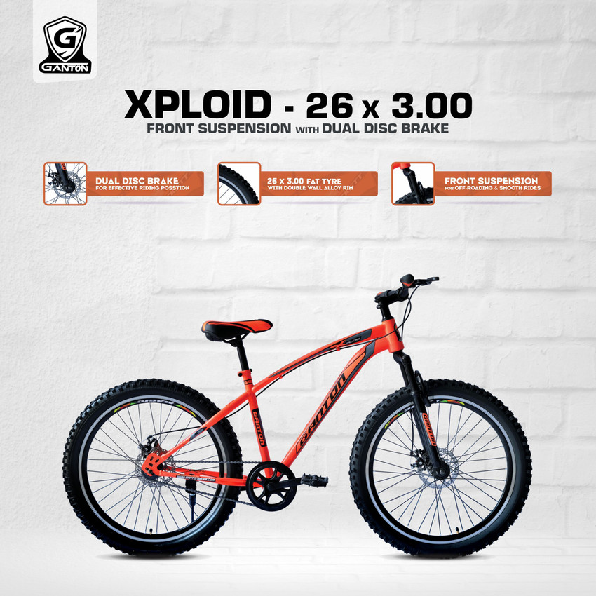 GANTON 26T XPLOID WITH DUAL DISC BRAKE FORK SUSPENSION 26 T