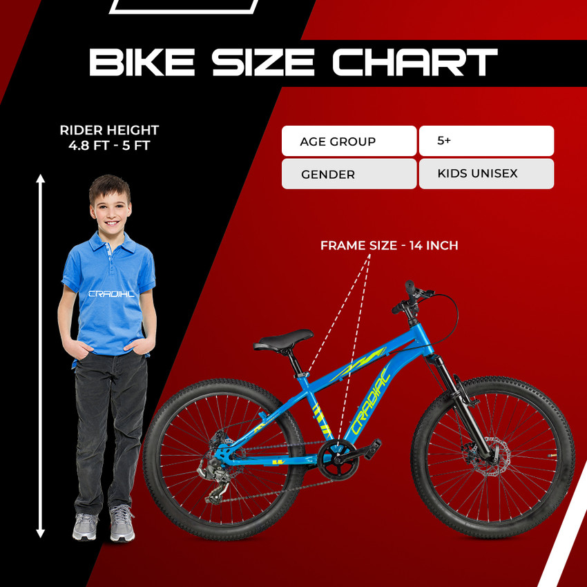 CRADIAC ELORA PRO 7 SPEED 24 T Mountain Cycle Price in India Buy