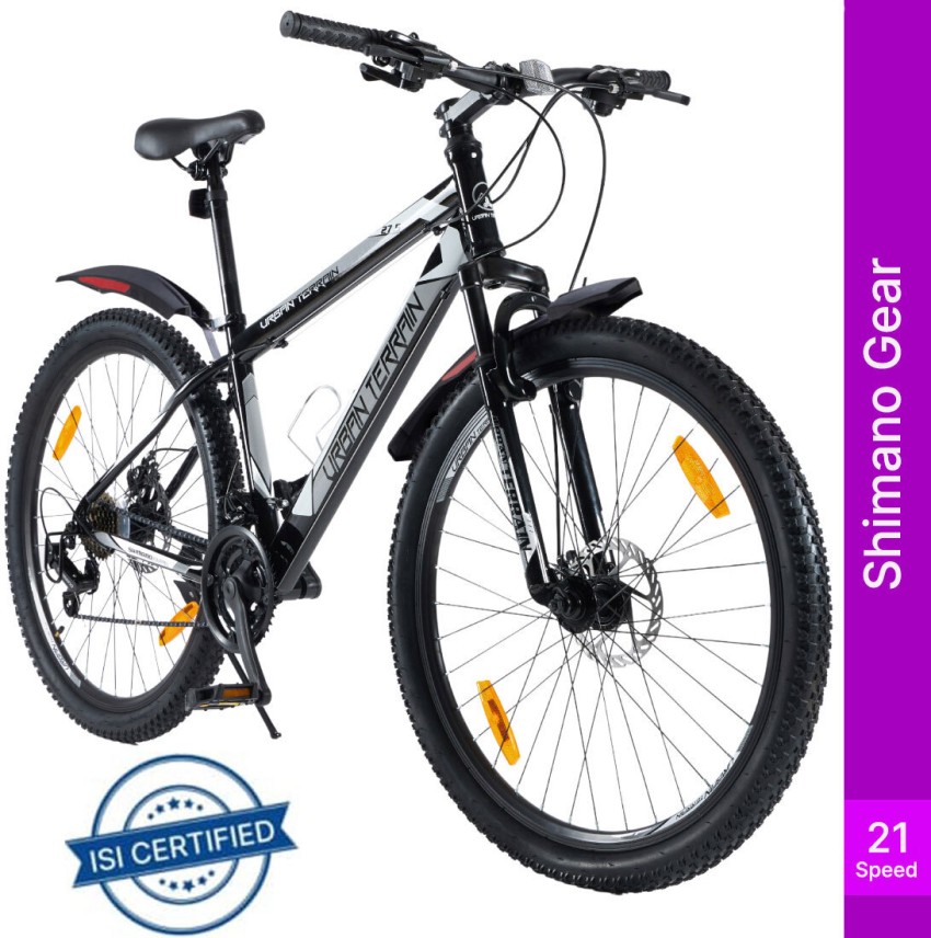 Urban Terrain UT1000 Steel MTB with 21 Shimano Gear and Installation  Services 27.5 T Mountain Cycle Price in India Buy Urban Terrain UT1000  Steel MTB with 21 Shimano Gear and Installation