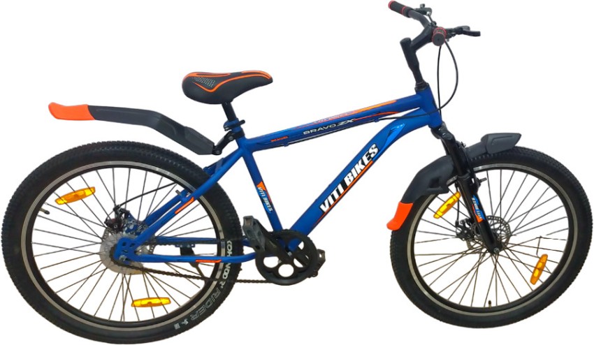 VITI BRAVOZX DOUBLE DISK FRONT SUSPENSION 26T 26 T Mountain Cycle Price in India Buy VITI BRAVOZX DOUBLE DISK FRONT SUSPENSION 26T 26 T Mountain Cycle online at Flipkart