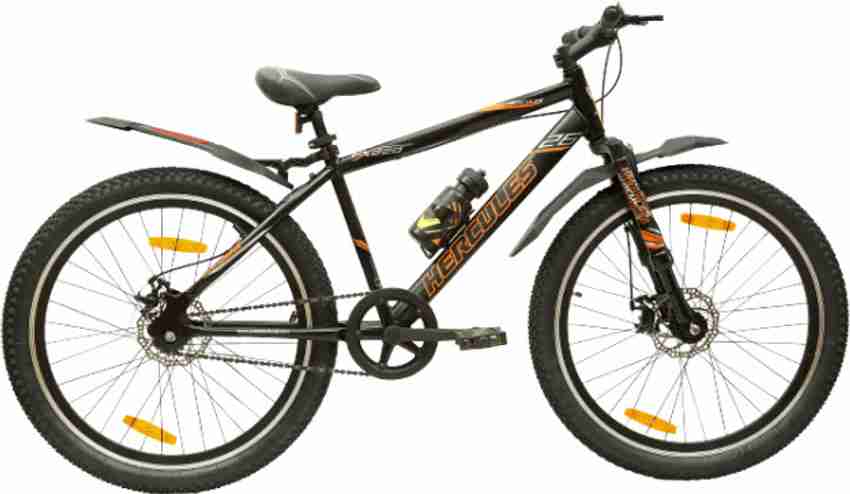 HERCULES FX 220 Wheel Size 26 Front INVERTED Suspension Dual Disc Brake 26 T Mountain Hardtail Cycle Price in India Buy HERCULES FX 220 Wheel Size 26 Front
