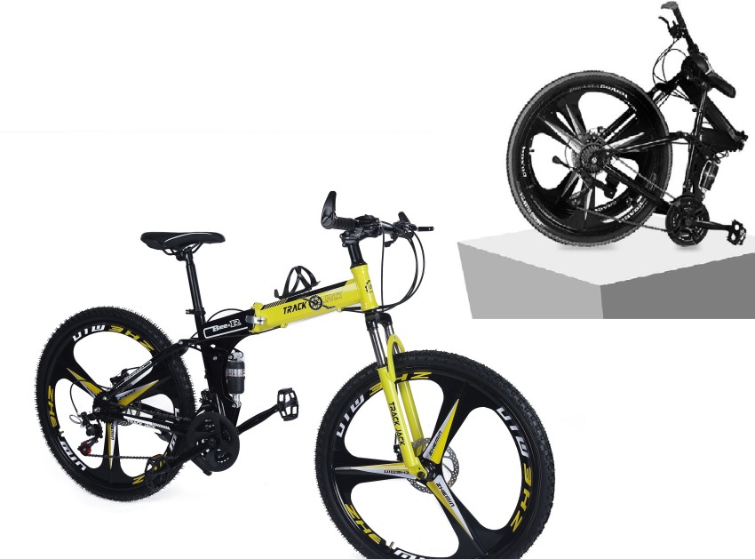 Track Jack Foldable Cycle Alloy MTB with 21 Shimano Gear 17