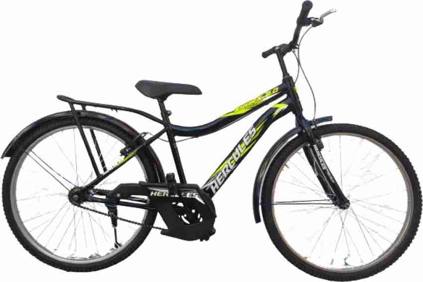 HERCULES Sparx 2.0 Ranger Bike Inbult Carrier Single Speed Bicycle