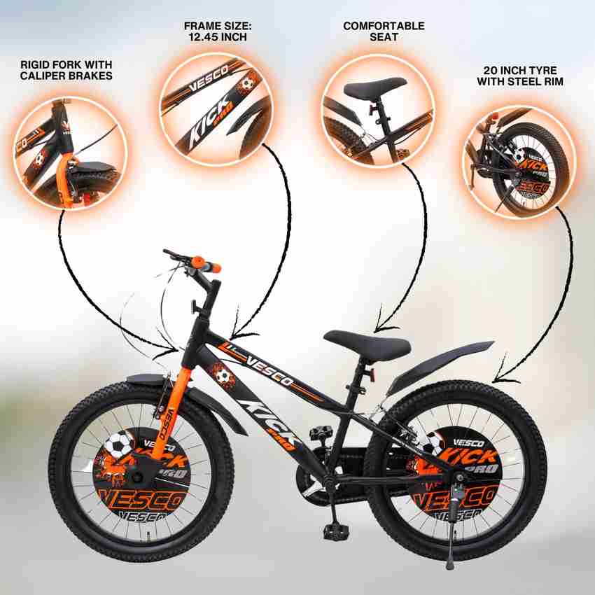 VESCO Kick Pro 20 Kids Bicycle for Age 6 11 Years Boys Girls 20 T Road Cycle Price in India Buy VESCO Kick Pro 20 Kids Bicycle for Age 6 11 Years Boys Girls 20 T Road Cycle online at Flipkart