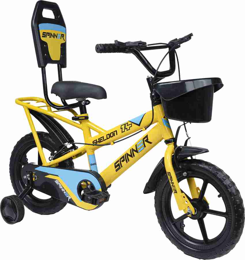 Sheldon Spinner 14T Kids Cycle with Training Wheels for Boys Girls Road Cycle 14 T Road Cycle Price in India Buy Sheldon Spinner 14T Kids Cycle with Training