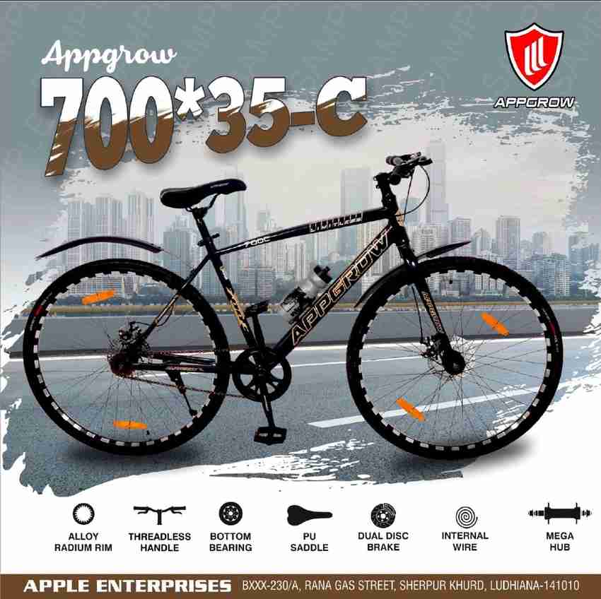 Appgrow Limitless 700C T Hybrid Cycle City Bike Price in India Buy Appgrow Limitless 700C T Hybrid Cycle City Bike online at Flipkart