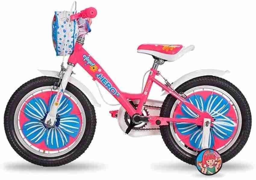 HERO Angel Kids Bicycle for Girls in Stylish Look with Aluminium Rim 85 Fitted 20 T BMX Cycle Price in India Buy HERO Angel Kids Bicycle for Girls in Stylish Look
