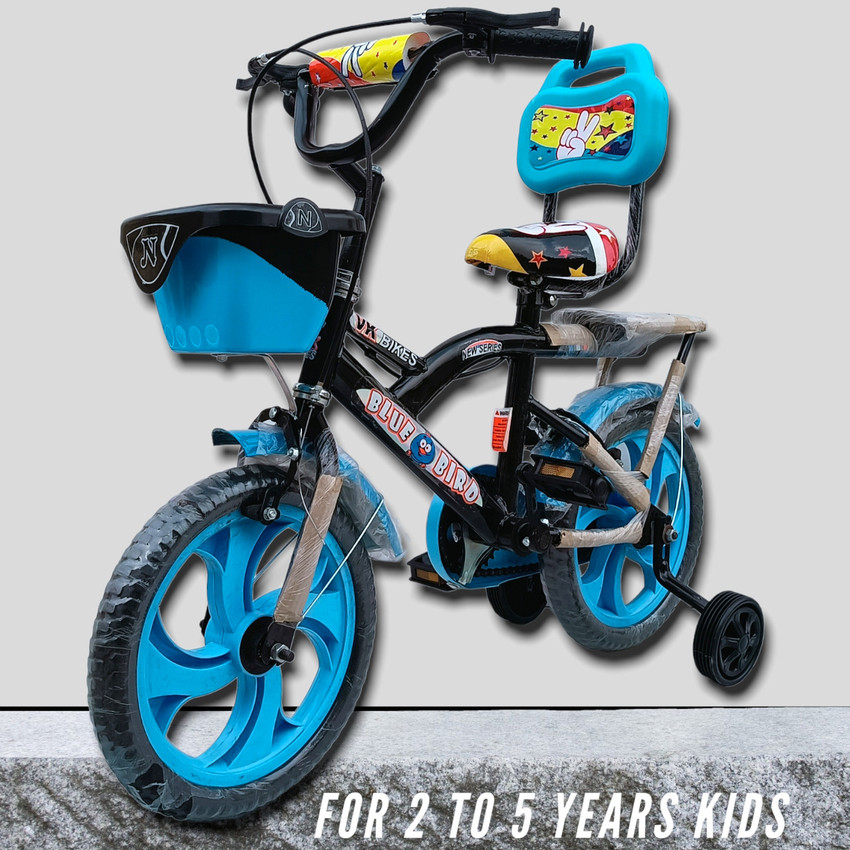 ROXXCARD 14 T Kiddo BABY CYCLE PVC SKY BLUE FOR 2 TO 4 YEAR