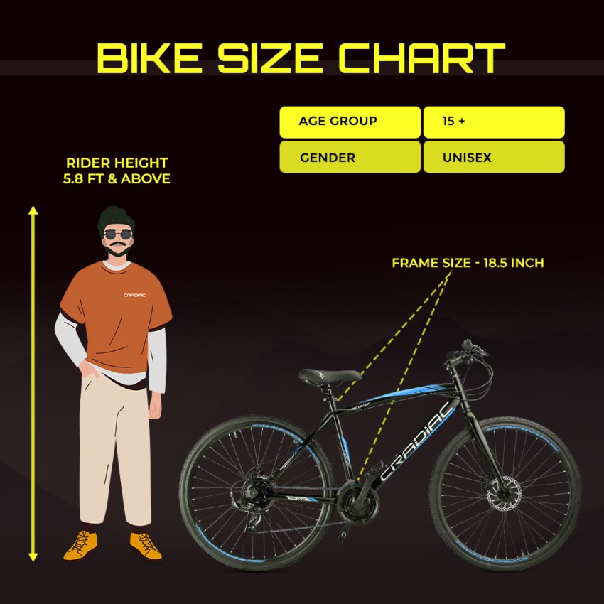 Giant bicycles sizing online chart