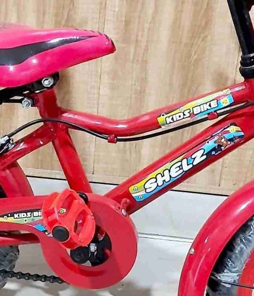 Supreme cycle Kids cycle 14 inches with basket and side support 14