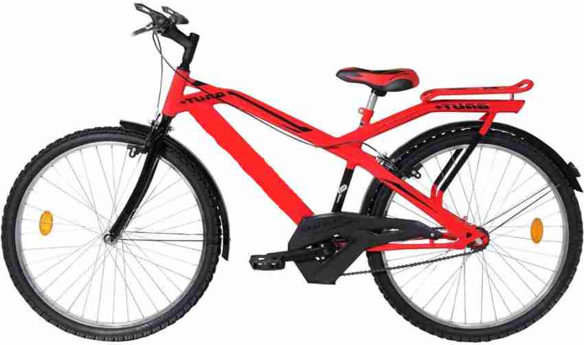 CycleRickshaw Mountain Bike Brut Plus Sporty Smart Red Steel 26 T 