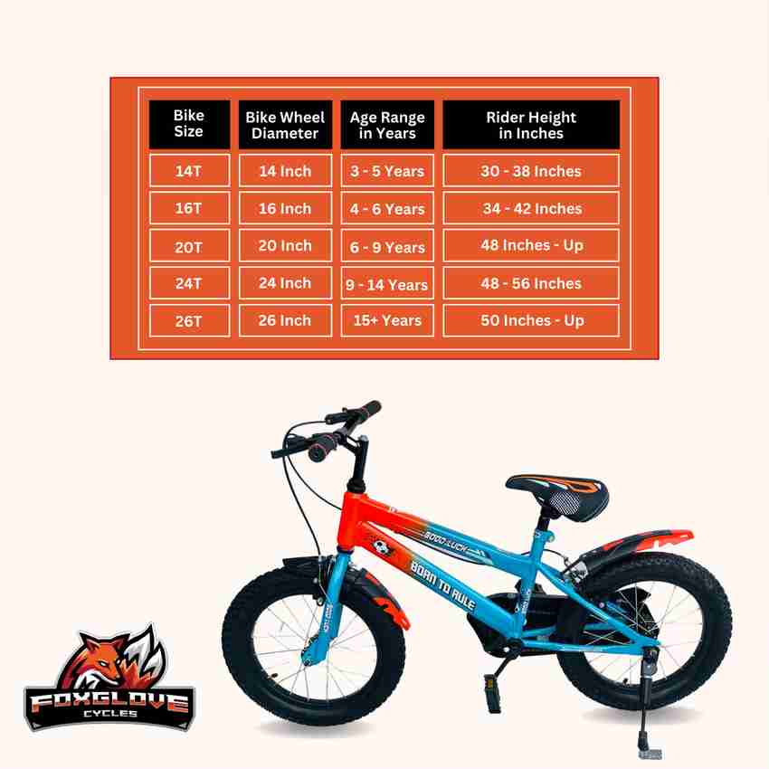 Orange 16 inch bike sales