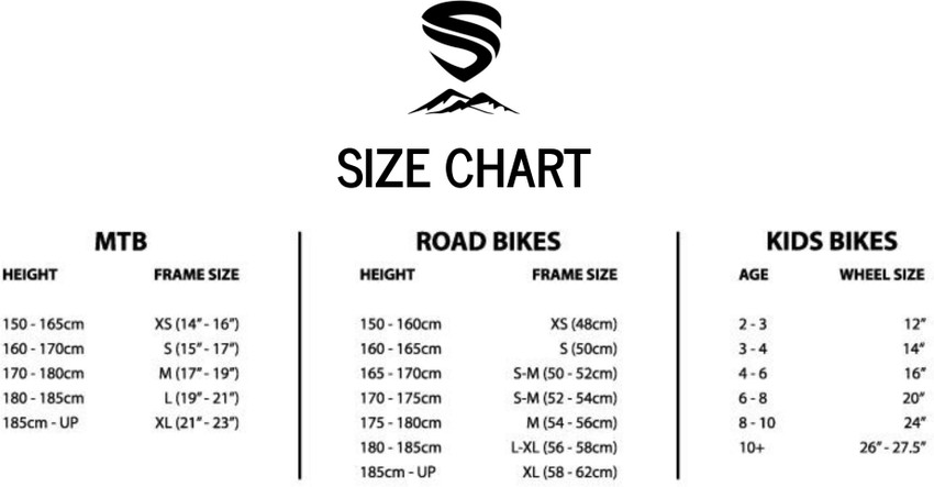 170cm online bike size