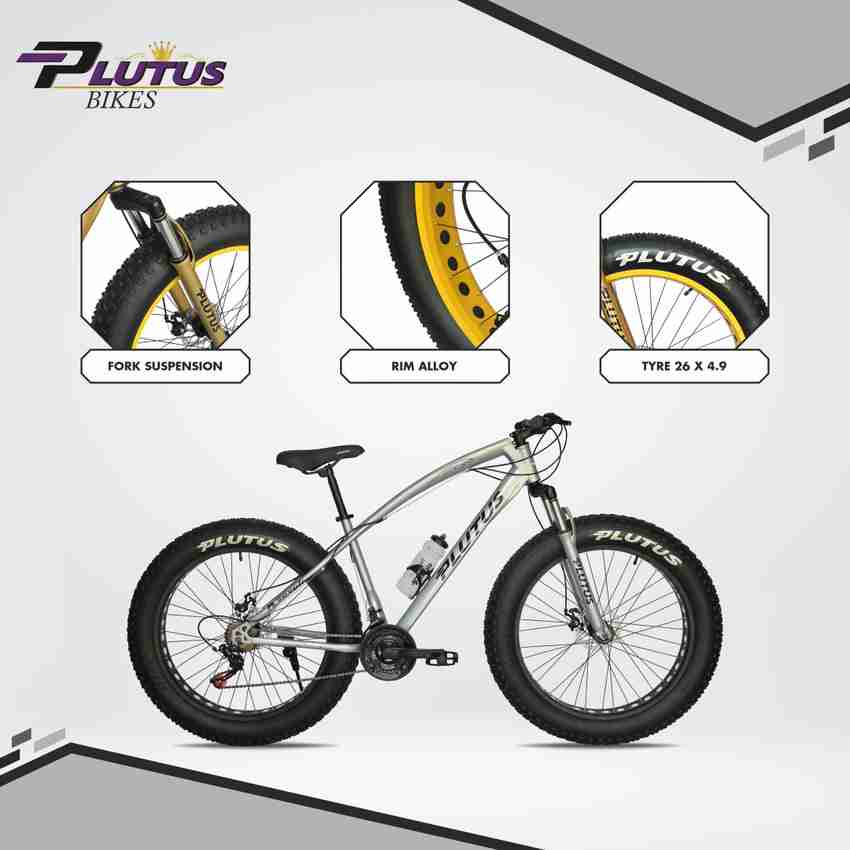 Jaguar fat bike on 2024 track