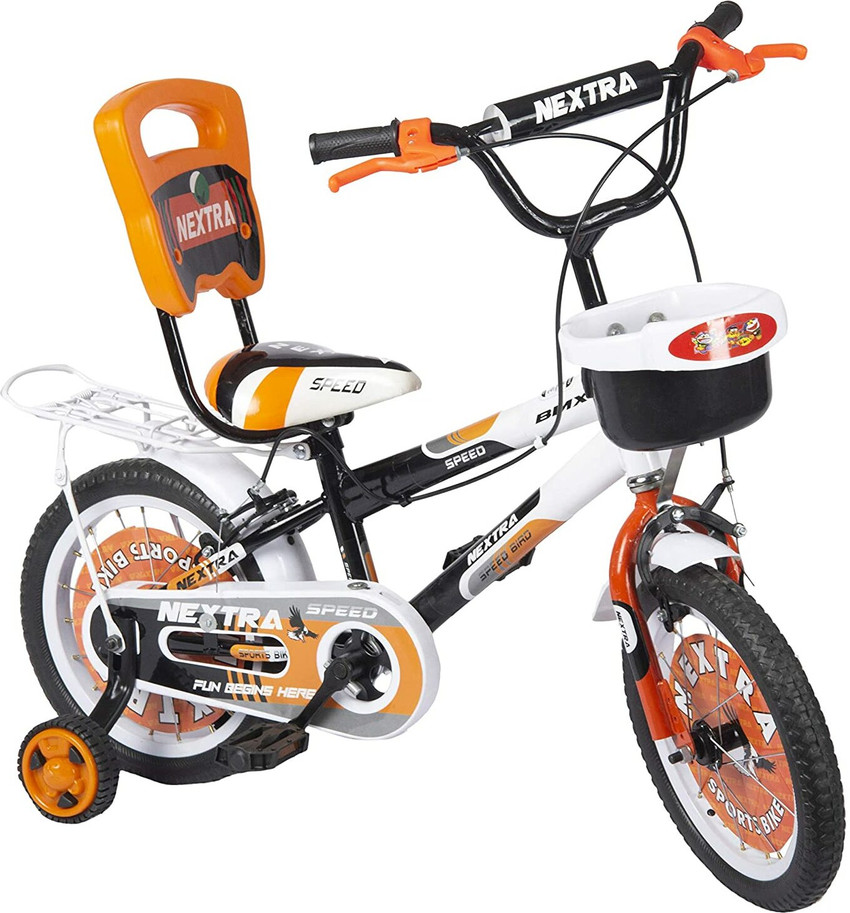 SPEED BIRD 14 T with Back Carrier Kids Bicycle Cycle for Boys Girls 3 6 Years Orange 14 T BMX Cycle Price in India Buy SPEED BIRD 14 T with Back Carrier Kids
