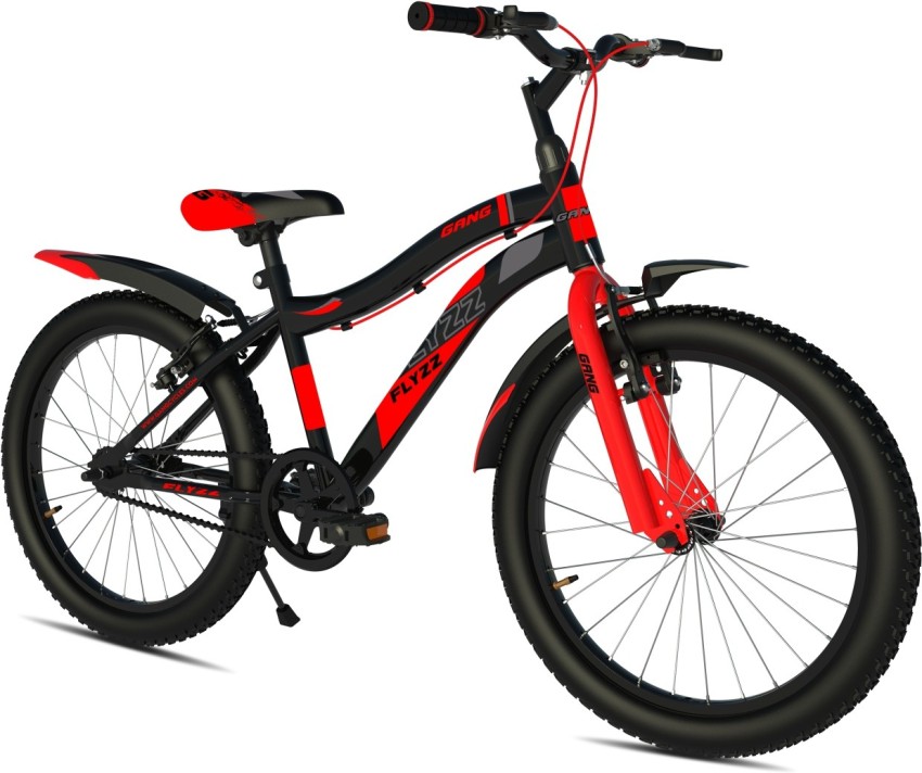 GANG Cycles Flyzz Non Suspension V Brake Single Speed Kids Bike BRIGHT RED 20 T Mountain Cycle Price in India Buy GANG Cycles Flyzz Non Suspension V Brake Single Speed Kids Bike BRIGHT RED 20 T Mounta...