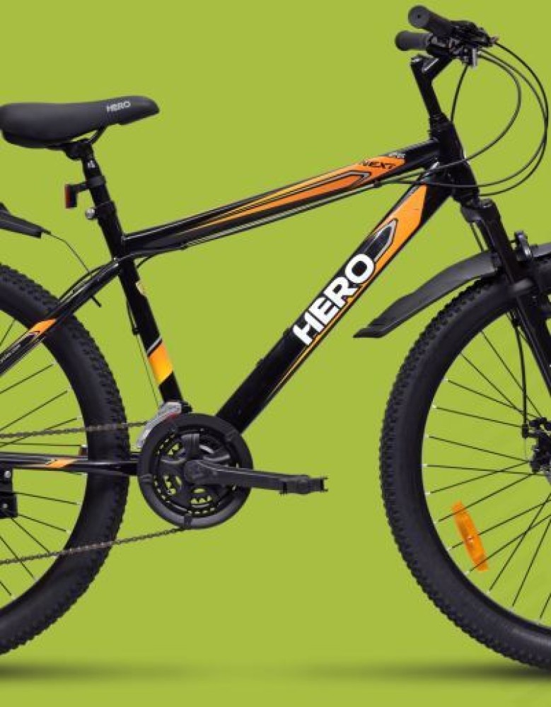 HERO NEXT SPORTS Front Suspension with Double Dish with 21 Speed Shimano Gear 26 T Roadster Cycle Price in India Buy HERO NEXT SPORTS Front Suspension with Double Dish with 21