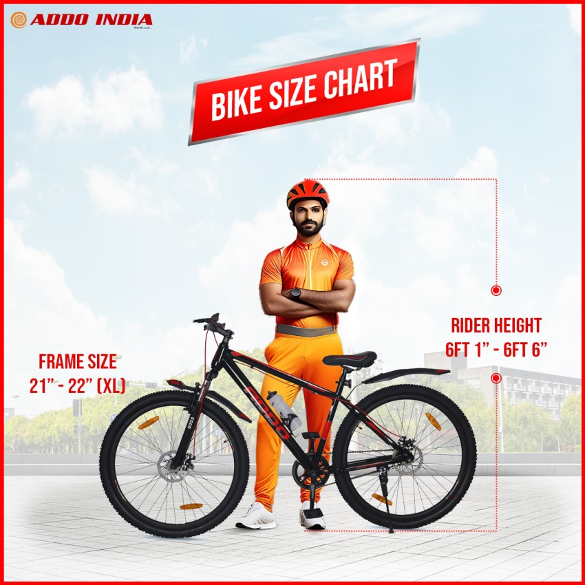 Cycle size best sale for 6ft