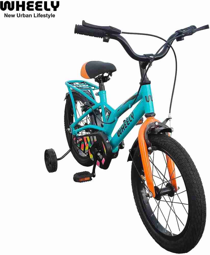 Wheely Crush 16T Kids Bike 10 Inch Frame Blue Single Speed Steel Frame Bike 16 T Fat Tyre Cycle Price in India Buy Wheely Crush 16T Kids Bike 10 Inch Frame