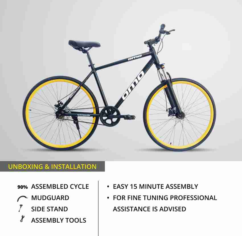 Professional downtown 700c hybrid alloy bike deals