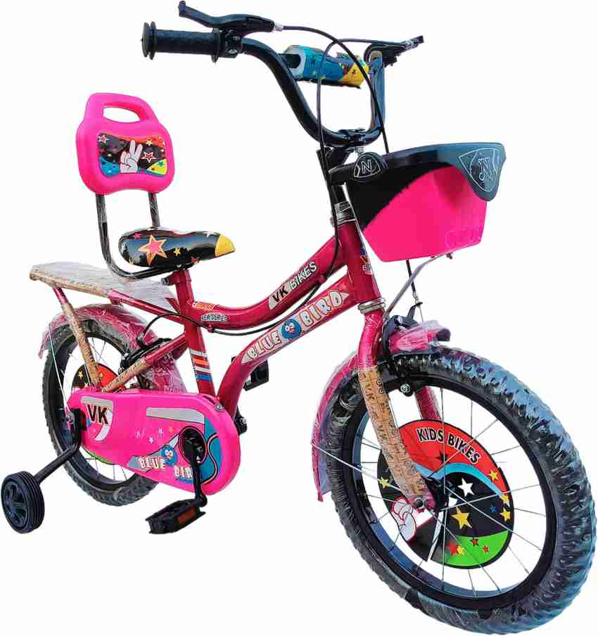 ROXXCARD 16T ZOO BABY KIDS CYCLE METAL RIM PINK FOR 5 TO 7 YEAR KIDS 16 T Road Cycle