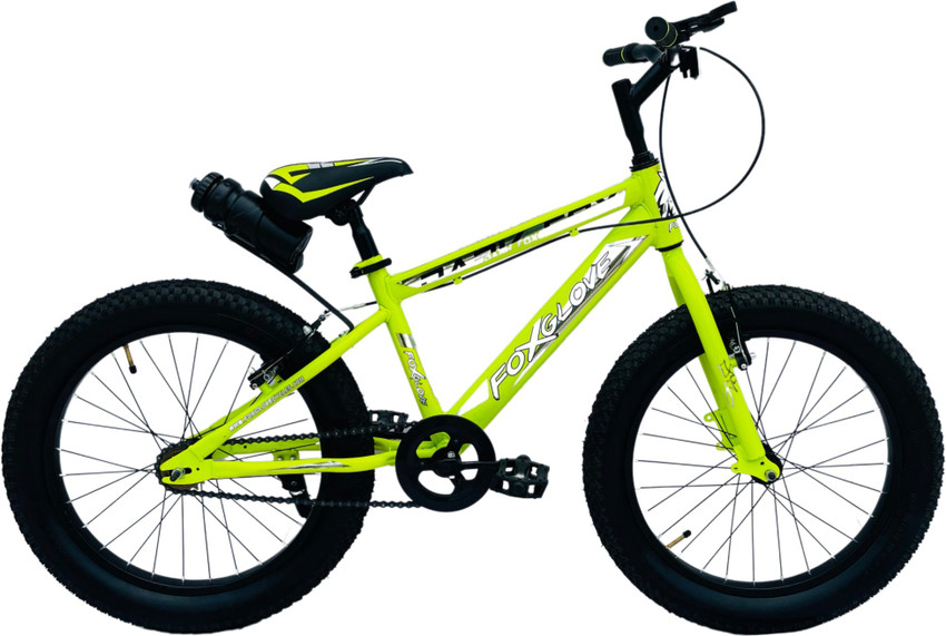 FOXGLOVE DARKFOX 20.300 FLOURESCENT GREEN U FAT TYRE TUBE FOR 5 PLUS AGE 90 ASSEMBLED 20 T Fat Tyre Cycle Price in India Buy FOXGLOVE DARKFOX 20.300 FLOURESCENT GREEN U FAT