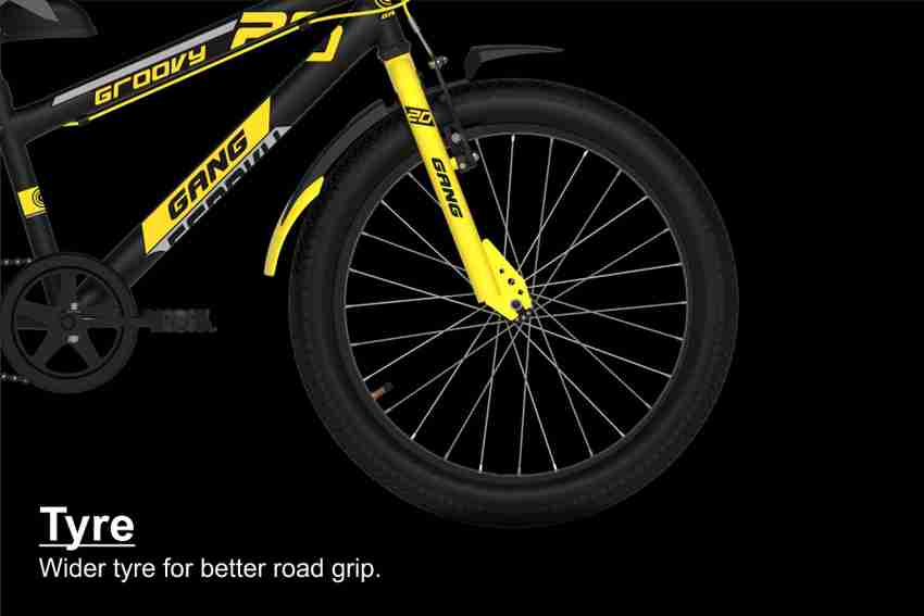 GANG Groovy V Brake Non Suspension for 6 to 10 Years 20 T Mountain