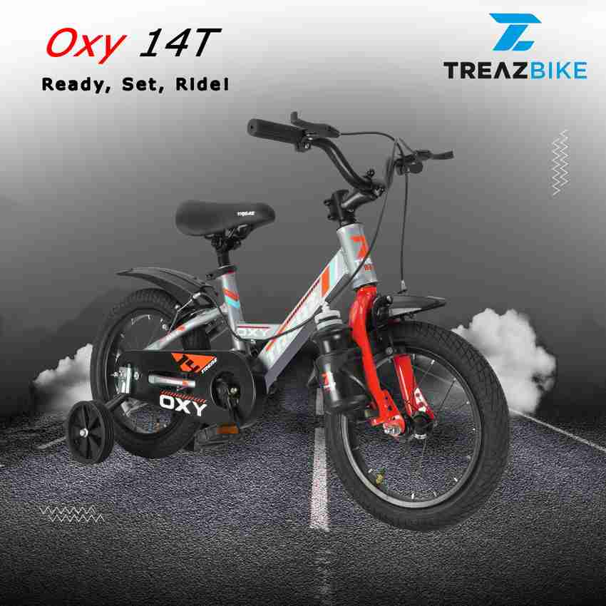 TREAZ OXY 14T kids cycle for 2.5 to 5 years Ideal for 3 ft to 3.5 ft height 14 T BMX Cycle Price in India Buy TREAZ OXY 14T kids