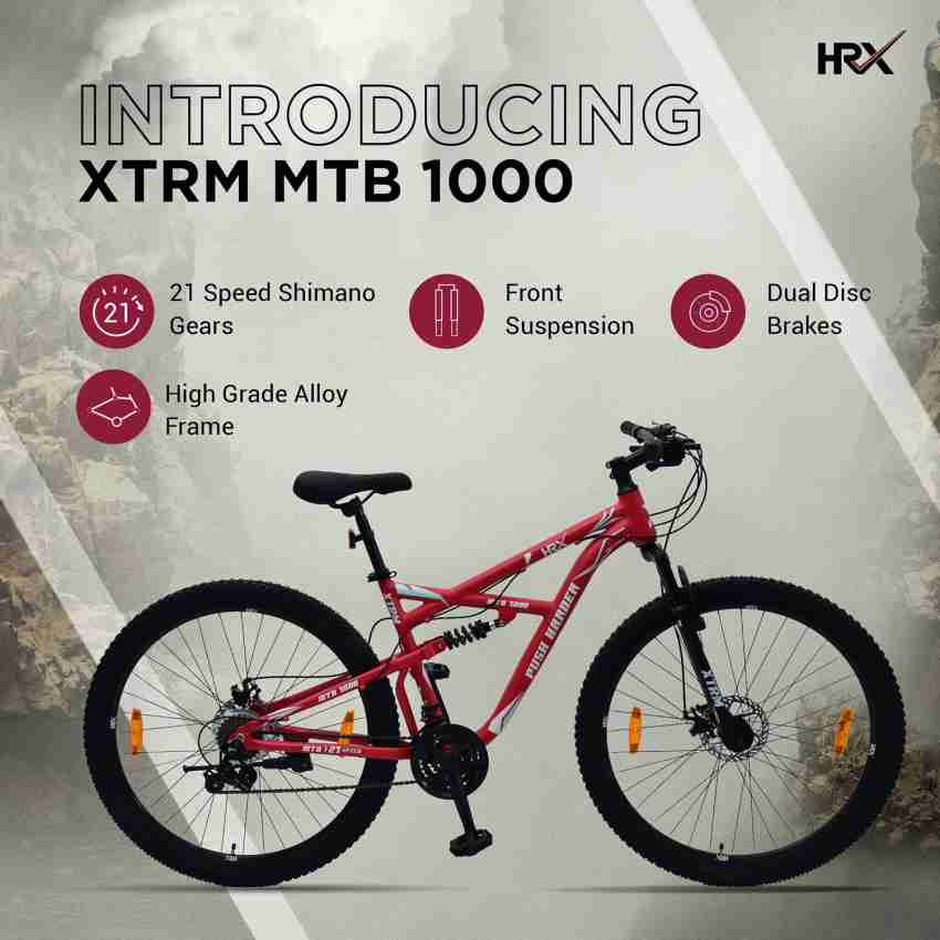 HRX XTRM MTB 1000 29 T Mountain Cycle Price in India Buy HRX