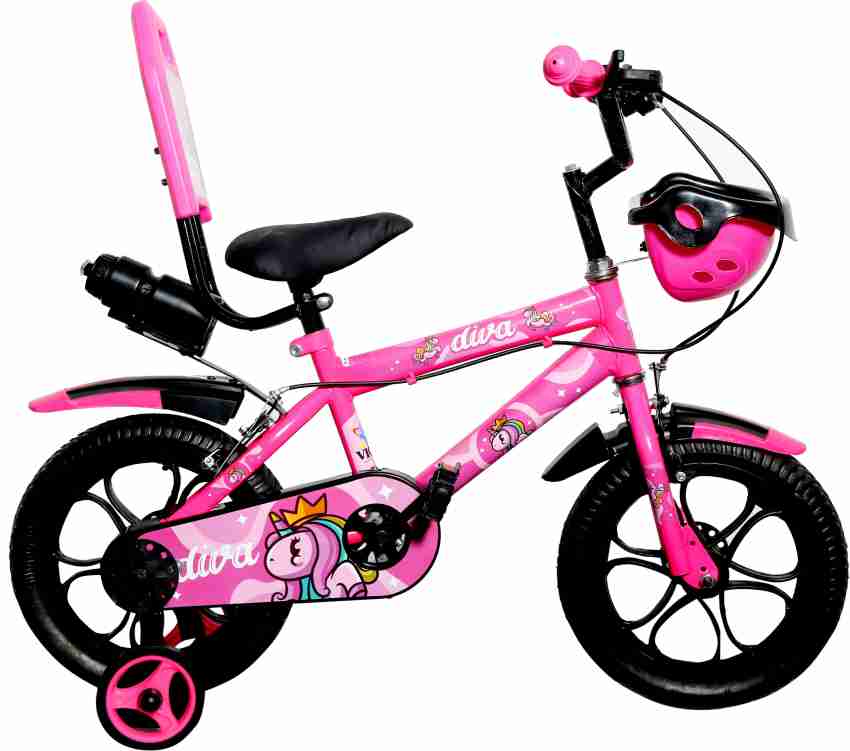 Vicky 16T Kids Pink Cycle with Megwheel 16 T BMX Cycle Price in