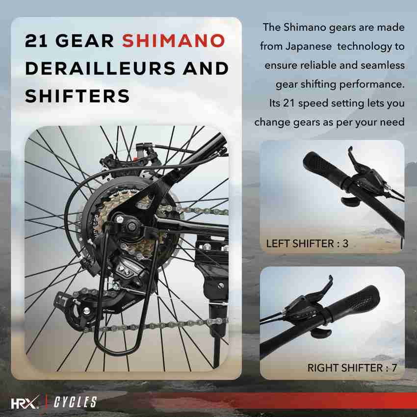 Derailleur 21 outlet speed