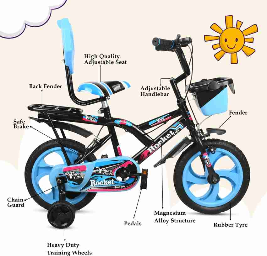 highfoxx ROCKET KIDZ CYCLE SKY BLUE FOR 2 TO 5 YEARS KIDS 14 T Road Cycle Price in India Buy highfoxx ROCKET KIDZ CYCLE SKY BLUE FOR 2 TO