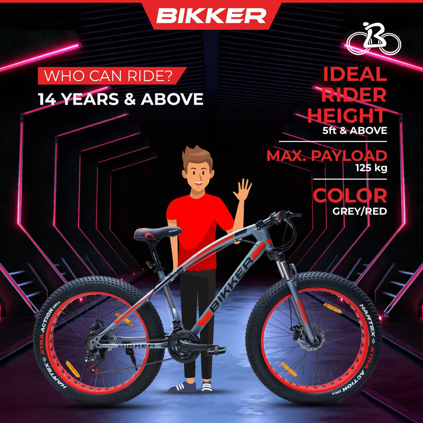 Fat bike with front suspension outlet