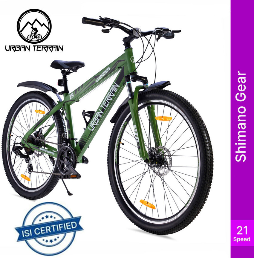 Urban Terrain UT6000S29 Steel MTB with 21 Shimano Gear and Installation services 29 T Road Cycle