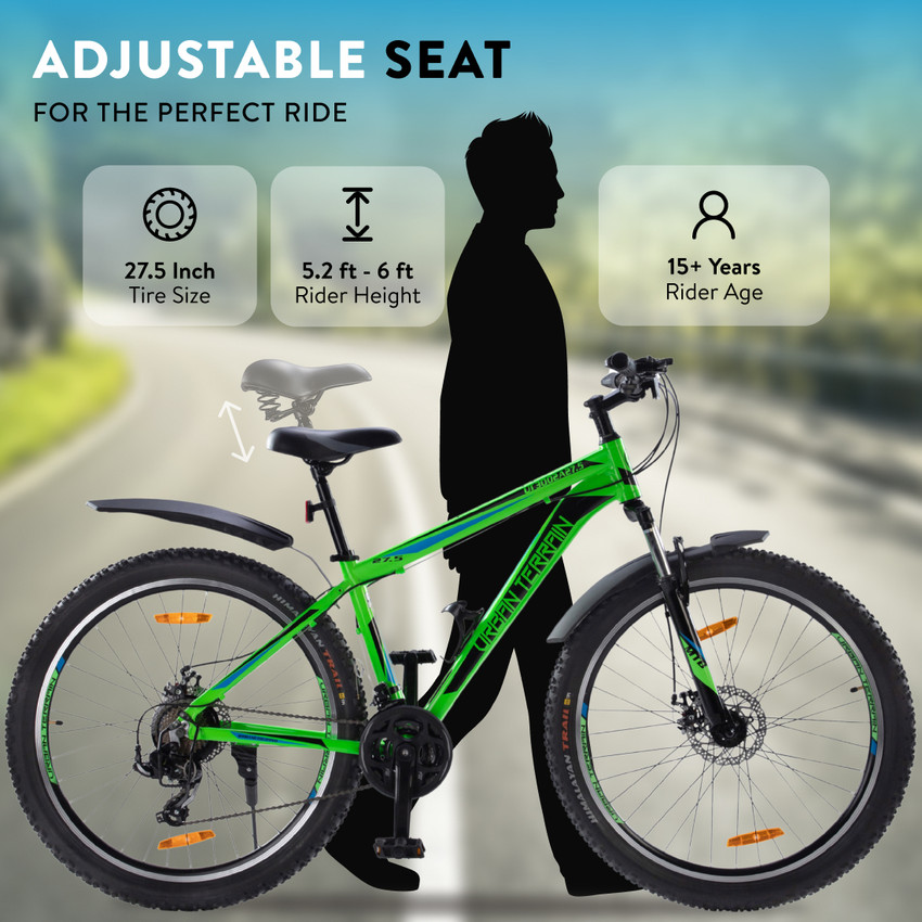 27.5 inch mountain bike rider height outlet