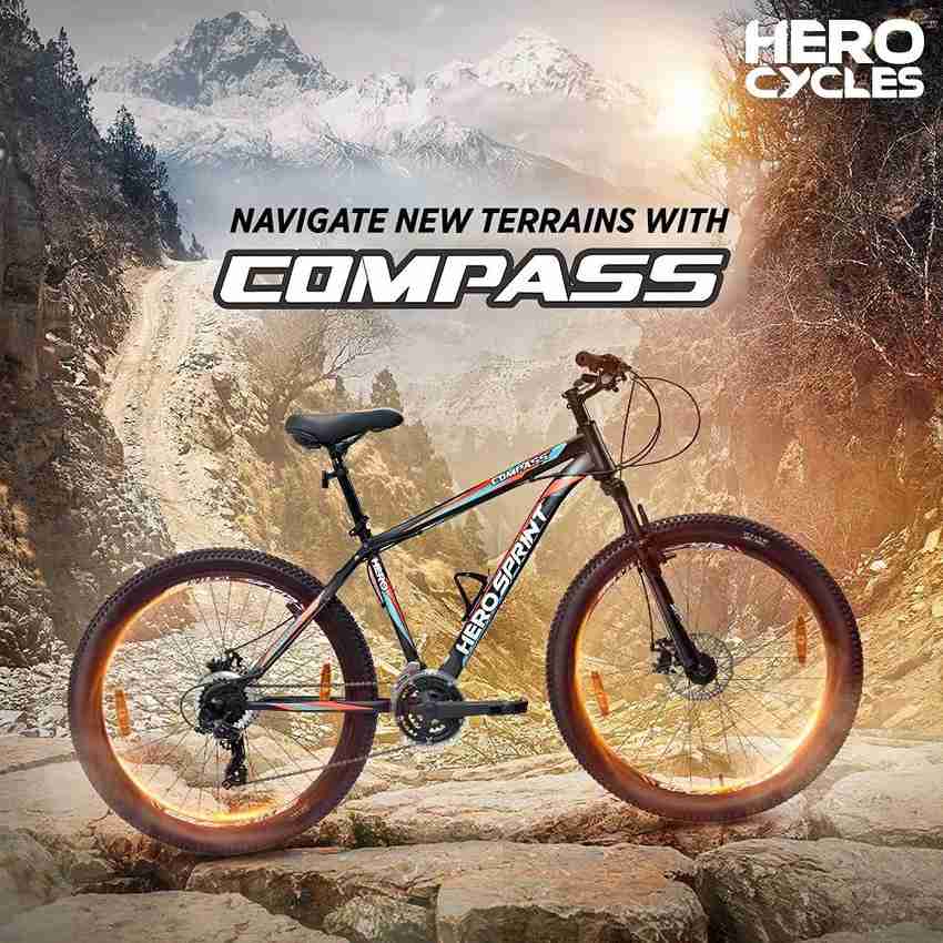 Hero sprint compass cycle sales