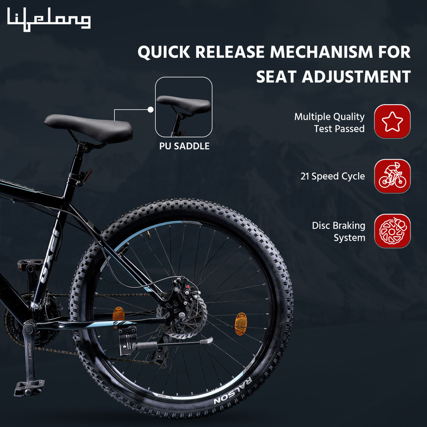Lifelong LLBC2792 Conqueror GX21 with Dual Disc 27.5 T Mountain Cycle Price  in India - Buy Lifelong LLBC2792 Conqueror GX21 with Dual Disc 27.5 T  Mountain Cycle online at Flipkart.com