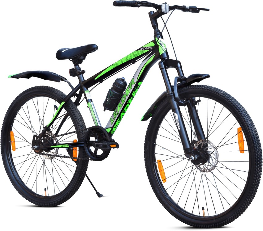 LEADER Stark 27.5T MTB Bike with Dual Disc Brake and Complete Accessories 27.5 T Mountain Cycle Price in India Buy LEADER Stark 27.5T MTB Bike with Dual Disc Brake and Complete