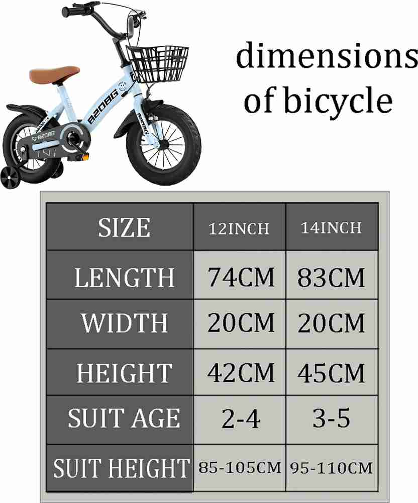 SYGA Bicycles for Kids 2 5 Years Old 12 inch Children s Light
