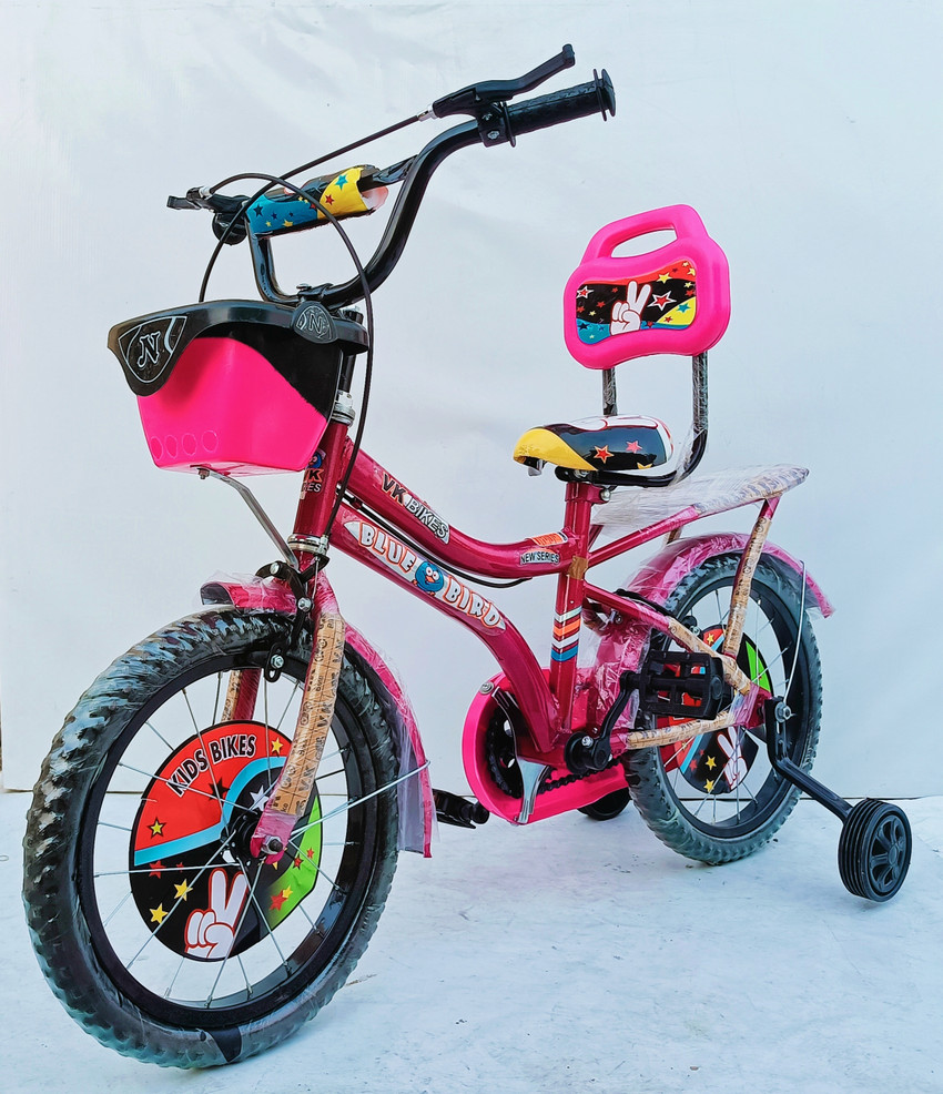 LITTLE WHEELZ KIDS ZONE BICYCLE 16 T ZOOM M.RIM PINK FOR 4 TO 5