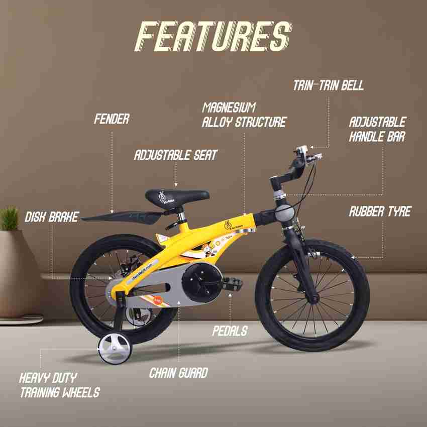 R for Rabbit Tiny Toes Jazz Kids Bicycle 16 Adjustable Handlebar