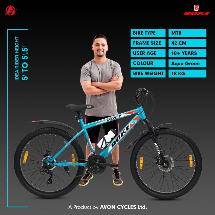 AVON Buke Volt MTB 16.5 inch steel frame 27.5 T Mountain Cycle Price in India Buy AVON Buke Volt MTB 16.5 inch steel frame 27.5 T Mountain Cycle online at Flipkart