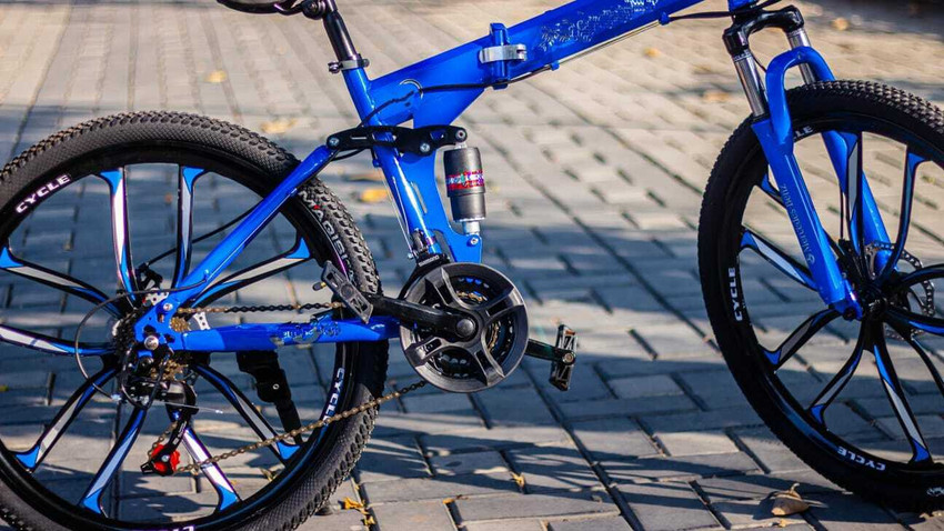 Mr.SHOES 21 Gear Folding Mountain Cycle 26T with 2 Shimano Gears