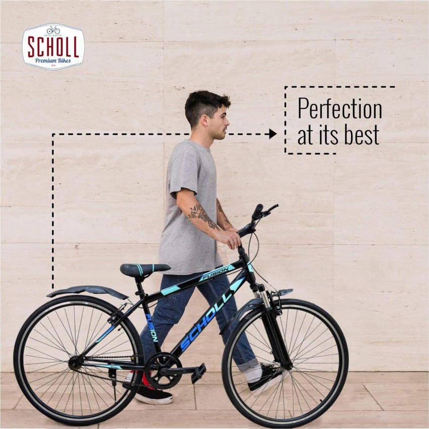 Scholl Premium Cycle 28 inch Fusion Hybrid 700c Lightweight Bike Extra Safety 27.5 T Road Cycle Price in India Buy Scholl Premium Cycle 28 inch Fusion Hybrid 700c Lightweight Bike Extra Safety 27.5